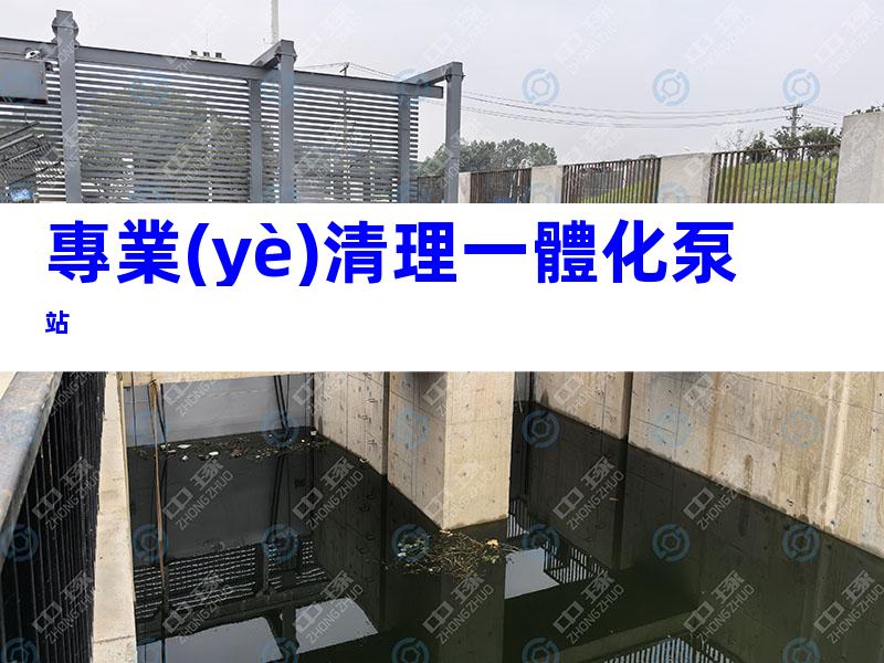 專業(yè)清理一體化泵站
